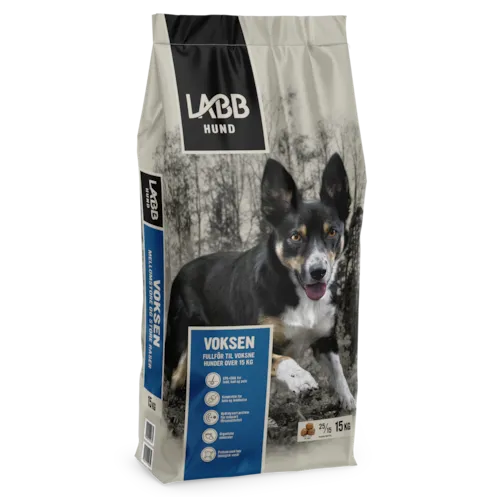 Hundefôr Voksen mellom- og stor rase 15 kg